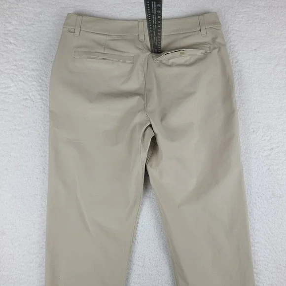 Lululemon Pants Mens 32x30 Beige Slim Activewear Performance Tech LM5AO5S *